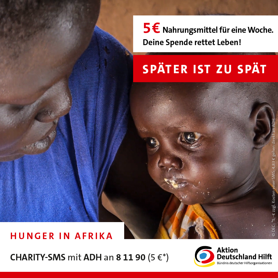 Gemeinsam gegen den Hunger: Bündnisse rufen zu Spenden auf Gemeinsam gegen den Hunger: Bündnisse rufen zu Spenden auf